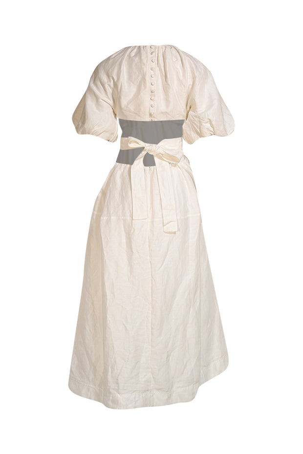 Aje - White Cutout Back Maxi Dress Sz 10