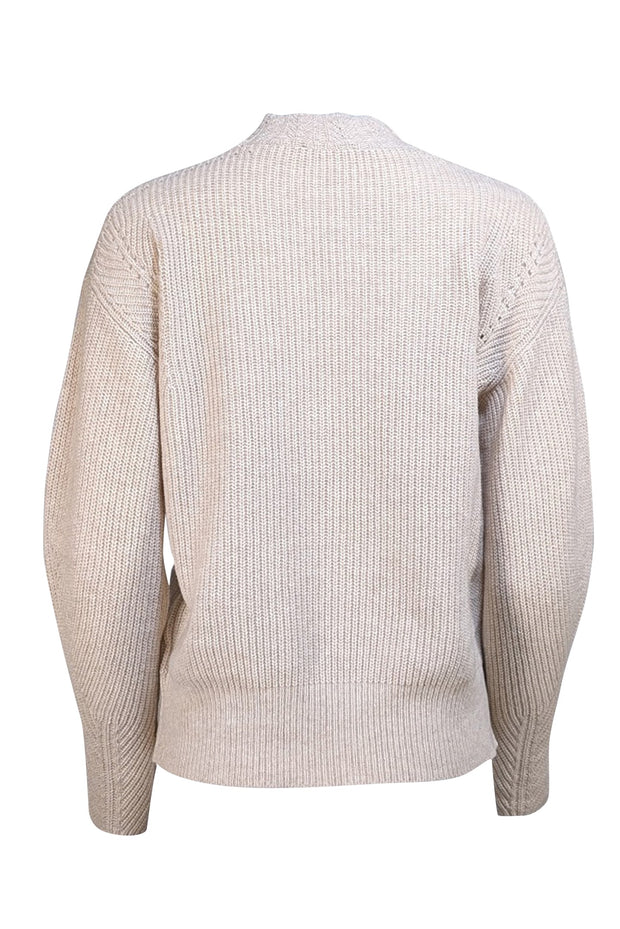 Rebecca Taylor - Beige Wool Blend Sweater Sz S - Current Boutique