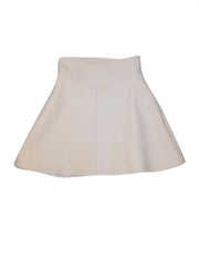 Carven - Ivory Wool Mini Skirt Sz 36 - Current Boutique