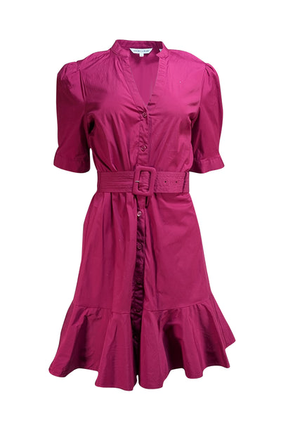 Veronica Beard - Dark Pink "Molly" Dress Sz 10 - Current Boutique