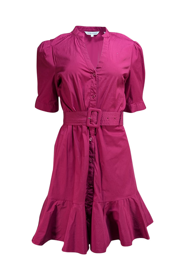 Veronica Beard - Dark Pink "Molly" Dress Sz 10 - Current Boutique