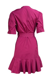 Veronica Beard - Dark Pink "Molly" Dress Sz 10 - Current Boutique