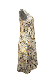 Emilio Pucci - Pastel Pink, Green, & Blue Abstract Print Mini Dress Sz S - Current Boutique