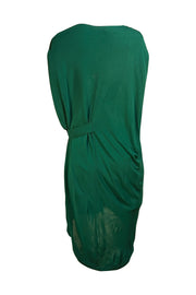 MSGM - Emerald Green Sleeveless High-Low Dress Sz 4