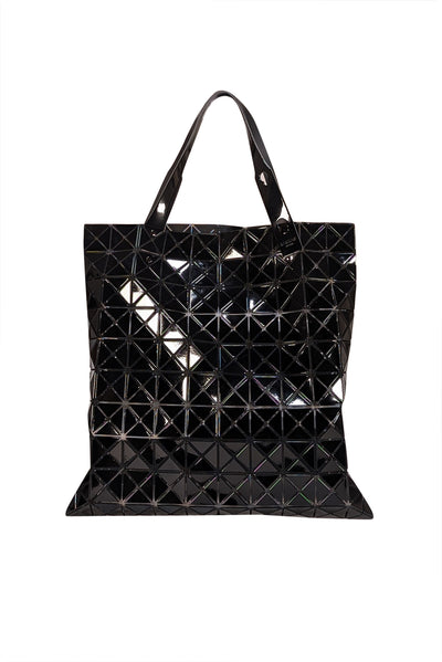Bao Bao - Black Lucent Geometric Tote Bag - Current Boutique