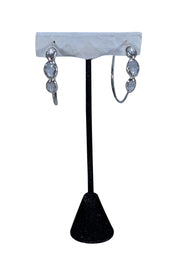 Ippolita - Sterling Silver Rock Crystal Hoop Earrings - Current Boutique
