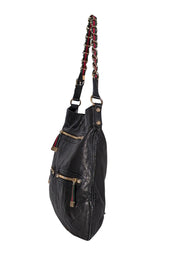 Gucci - Black Leather Large Shoulder Bag