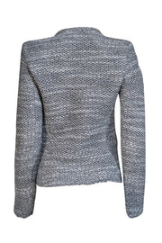 IRO - Grey Bouclé-Knit Jacket Sz 6 - Current Boutique