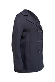 Vince - Dark Navy Wool Blend Peacoat Sz XS - Current Boutique