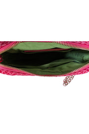 Eric Javits - Coral Pink Raffia Wristlet - Current Boutique