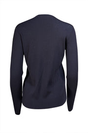 Tory Burch - Black w/ Multi Leather Panel Sweater Sz L