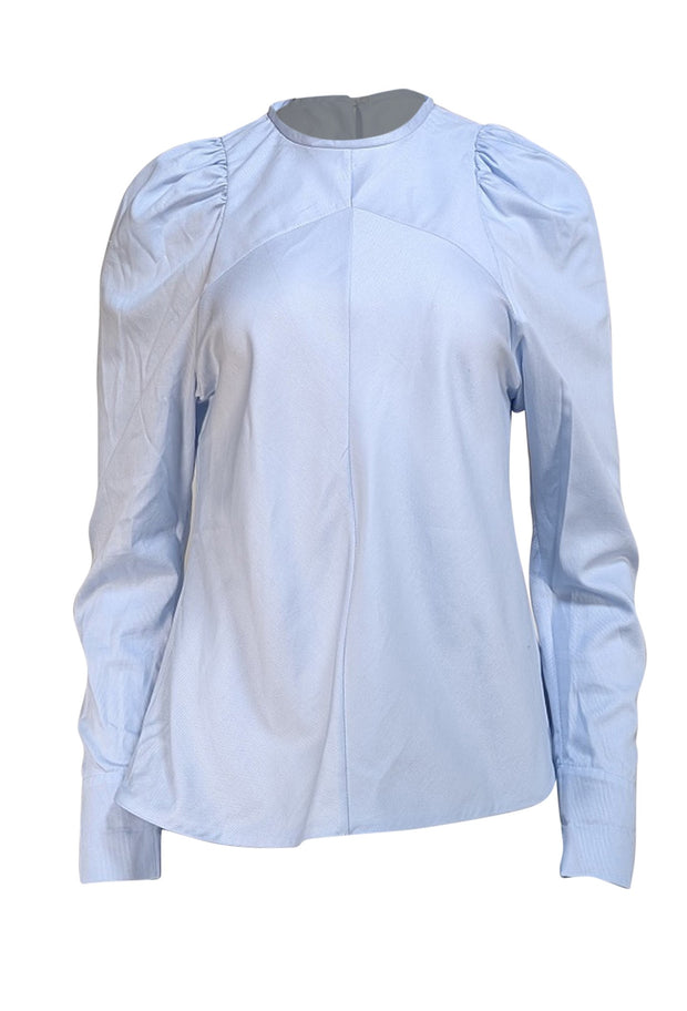Tish Cox - Pale Blue Long Sleeve "Mia" Shirt Sz XS