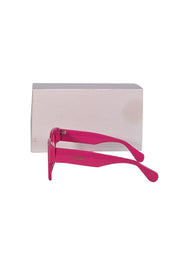 Jacquemus - Hot Pink Square Sunglasses - Current Boutique