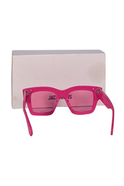 Jacquemus - Hot Pink Square Sunglasses - Current Boutique