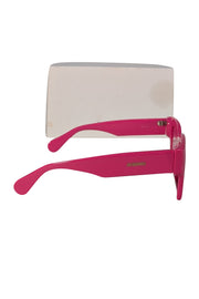 Jacquemus - Hot Pink Square Sunglasses - Current Boutique