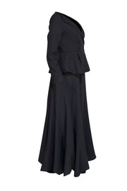 Tuckernuck - Black Blazer Suit Style Maxi Dress Sz S - Current Boutique