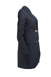Tuckernuck - Midnight Navy Double Breasted "Beckham" Breasted Dress Sz XS - Current Boutique