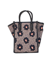 Kate Spade - Black, Beige, & Pink Floral Mini Crossbody Bag