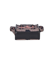 Kate Spade - Black, Beige, & Pink Floral Mini Crossbody Bag