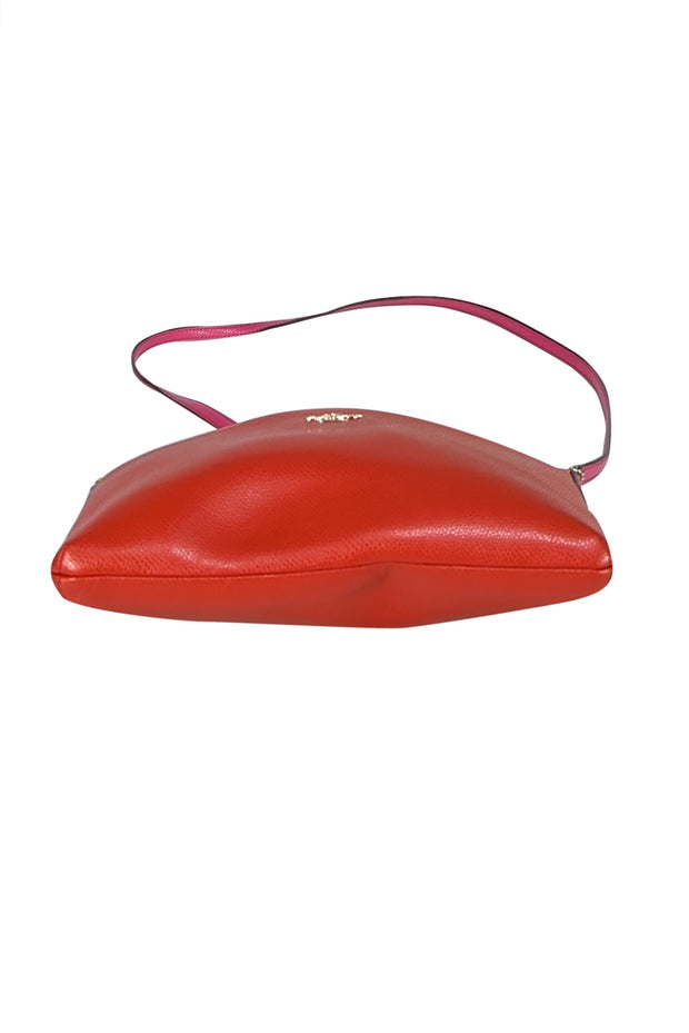 Coach - Orange & Pink Leather Crossbody Bag - Current Boutique