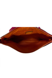 Coach - Orange & Pink Leather Crossbody Bag - Current Boutique