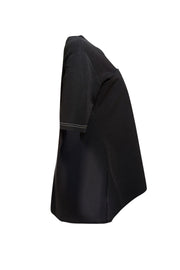 Proenza Schouler - Black Short Sleeve Side Slit Top Sz 12