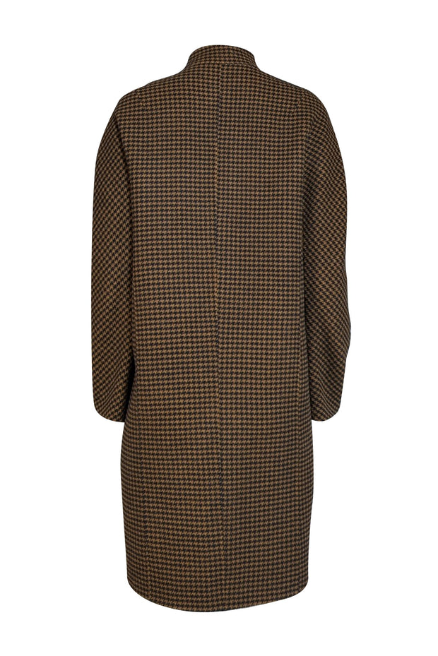 Rag & Bone - Black & Brown Houndstooth Wool & Cashmere Blend Reversible Coat Sz S - Current Boutique