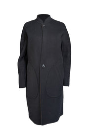 Rag & Bone - Black & Brown Houndstooth Wool & Cashmere Blend Reversible Coat Sz S - Current Boutique