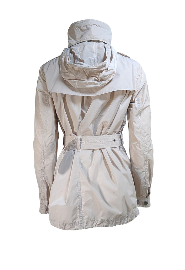 Burberry - Beige Hooded Weather Jacket Sz 8 - Current Boutique