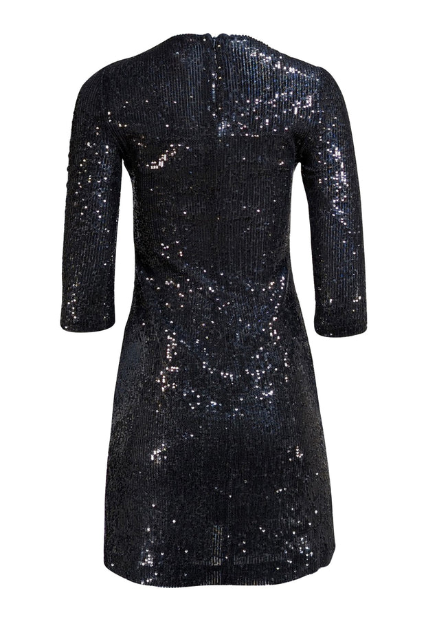 Tory Burch - Back Sequin Long Sleeve Mini Dress Sz XS - Current Boutique