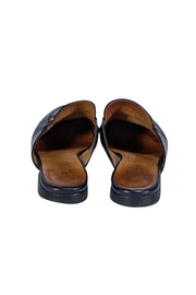 Gucci - Black Leather Mule Loafers Sz 7 - Current Boutique