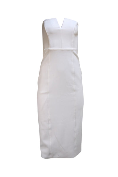 Veronica Beard - Ivory Strapless Midi Dress Sz 2