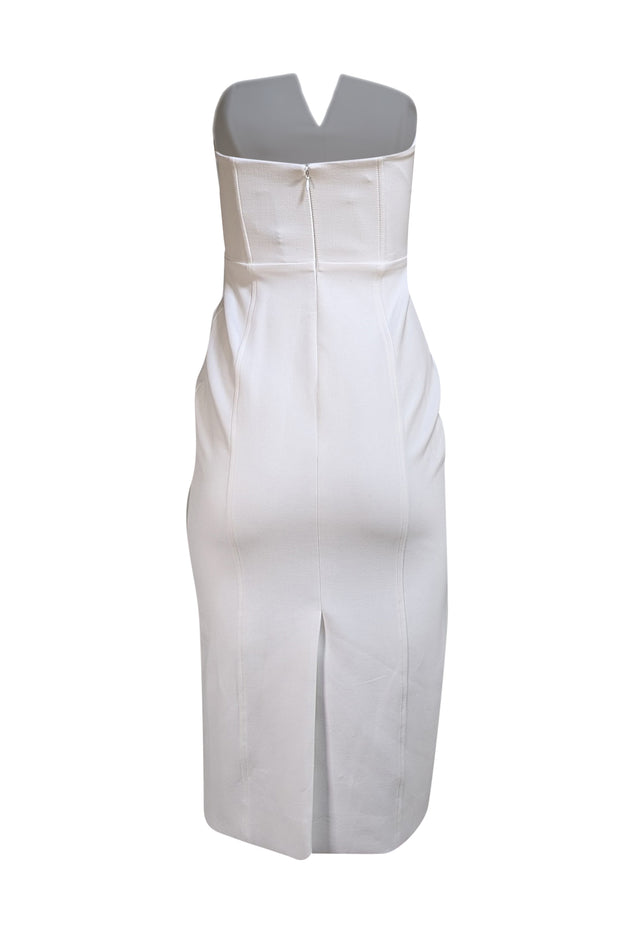 Veronica Beard - Ivory Strapless Midi Dress Sz 2