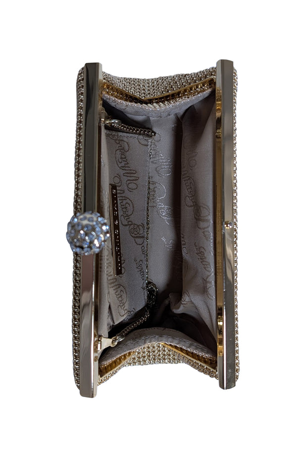 Whiting & Davis - Gold Chain Metal Mini Bag - Current Boutique