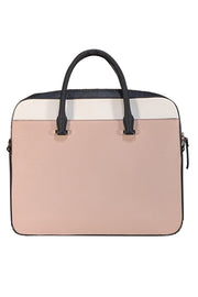 Kate Spade - Pink, White, & Black Laptop Satchel Bag