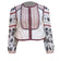 Veronica Beard - Ivory w/ Red, Black, & Cream Embroidery &amp; Beaded Detail Jacket Sz XS
