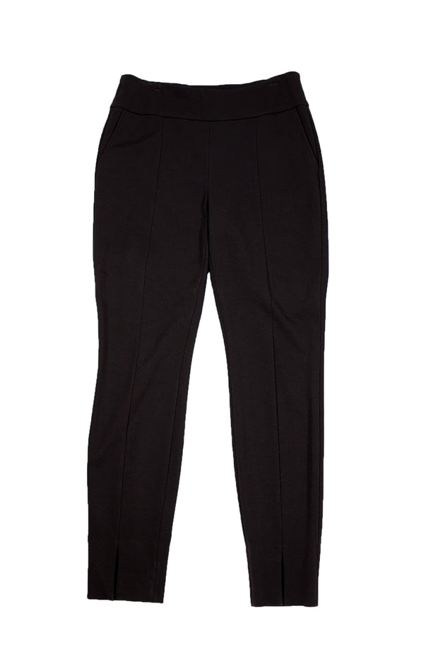 Lafayette 148 - Brown Knit Dress Pants Sz M - Current Boutique