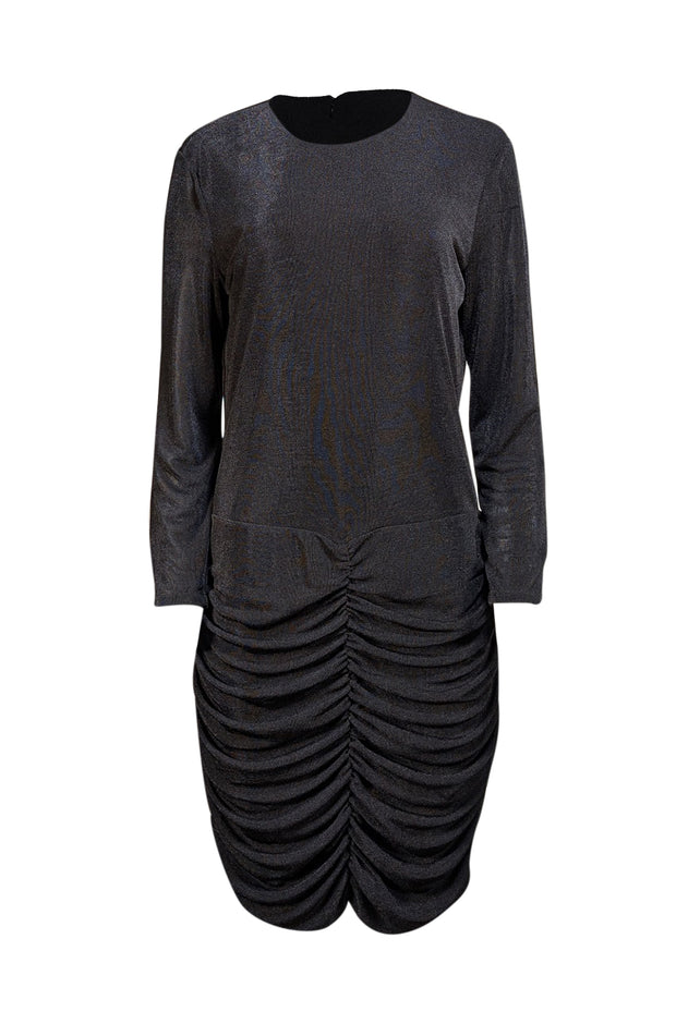 Alexia Admor - Black Knit Ruched Mini "Raina" Dress Sz XL - Current Boutique