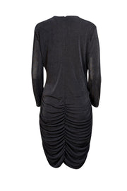 Alexia Admor - Black Knit Ruched Mini "Raina" Dress Sz XL - Current Boutique