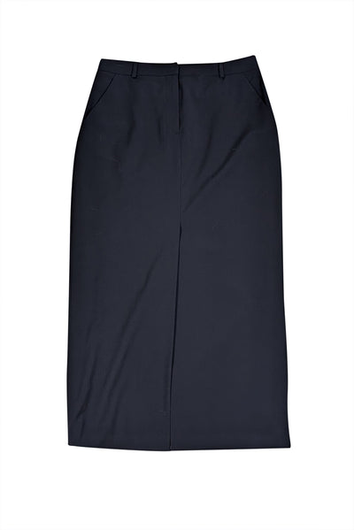 Veronica Beard - Black Maxi Slit Front Skirt Sz 10 - Current Boutique