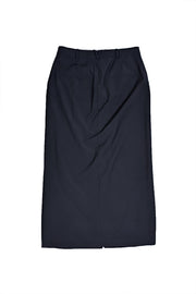 Veronica Beard - Black Maxi Slit Front Skirt Sz 10 - Current Boutique