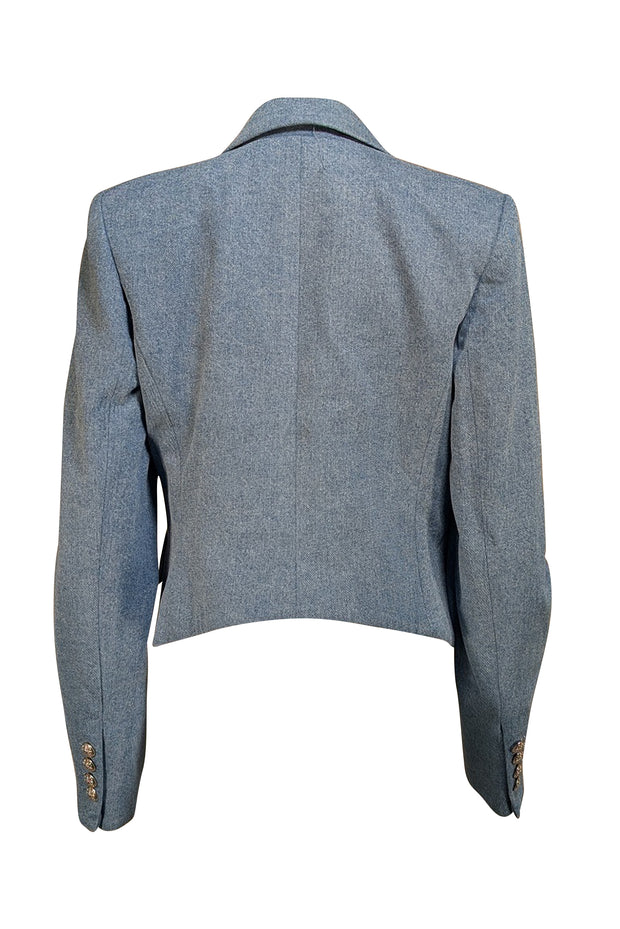 Veronica Beard - Blue Denim Multi Button Blazer Sz 8 - Current Boutique