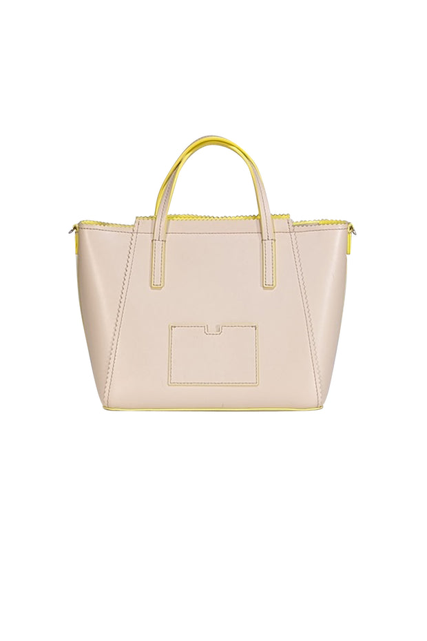 Kate Spade - Beige Scallop Trim Satchel Bag - Current Boutique