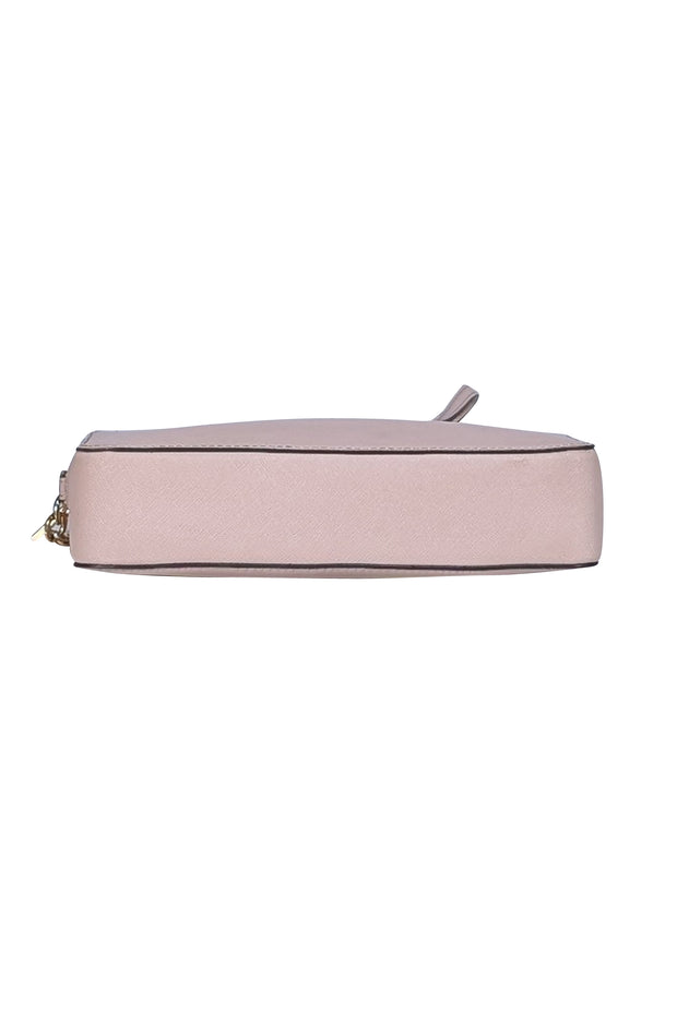 Michael Kors - Blush Pink Saffiano Leather Crossbody Bag - Current Boutique