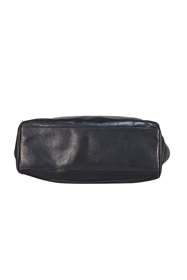 Coach - Black Smooth Leather Work Tote Bag - Current Boutique