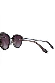 Tom Ford - Brown Tortoise Sunglasses w/ Iridescent Lenses - Current Boutique