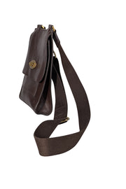 Mulberry - Brown Leather Messenger Crossbody Bag - Current Boutique
