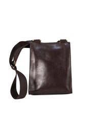 Mulberry - Brown Leather Messenger Crossbody Bag - Current Boutique