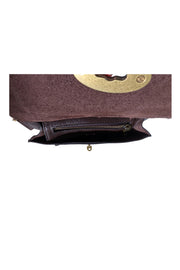 Mulberry - Brown Leather Messenger Crossbody Bag - Current Boutique