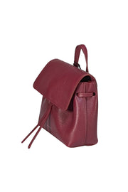 Mansur Gavriel - Dark Red Leather "Mini Soft Lady" Crossbody Bag